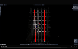 直方体領域作成中の様子