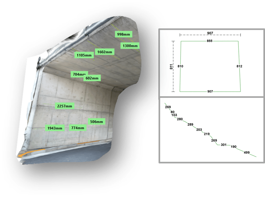Crack Length and Repair Area Calculation