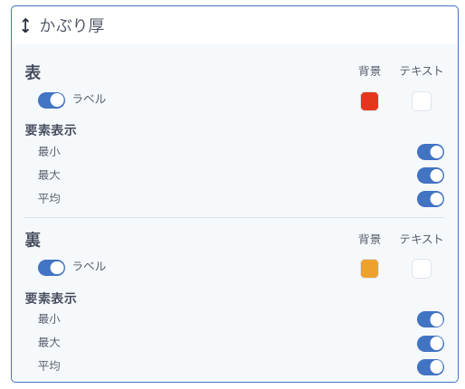 3D画面設定画面